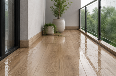 Sàn gỗ QuickStep có phù hợp với căn hộ có ban công lớn không?